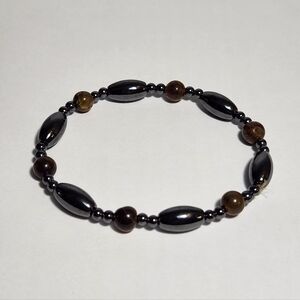 Hematite & Tiger Eye Bracelet